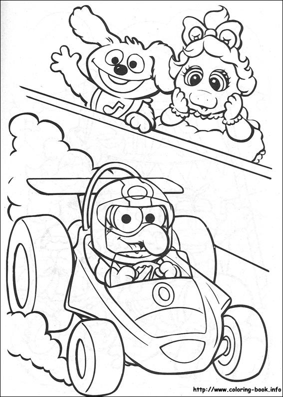 Muppet Babies coloring picture